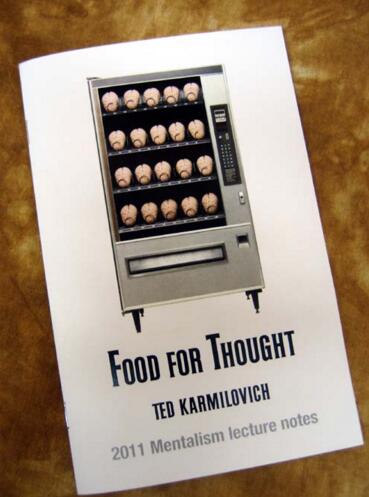 (image for) Food for Thought - Karmilovich Lecture Notes