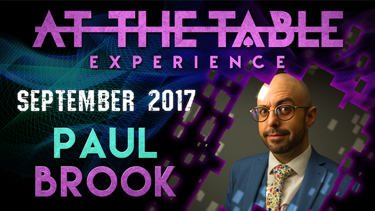 At The Table LIVE Lecture Paul Brook (September 20th 2017)