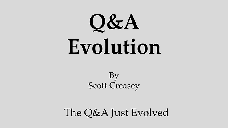 Scott Creasey - Q&A Evolution