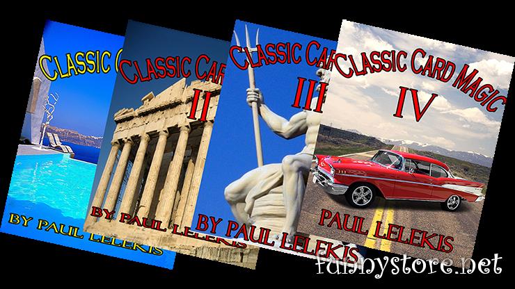 (image for) Paul A. Lelekis - The Classics of Card Magic Volumes I, II, III, IV - THE TOTAL PACKAGE