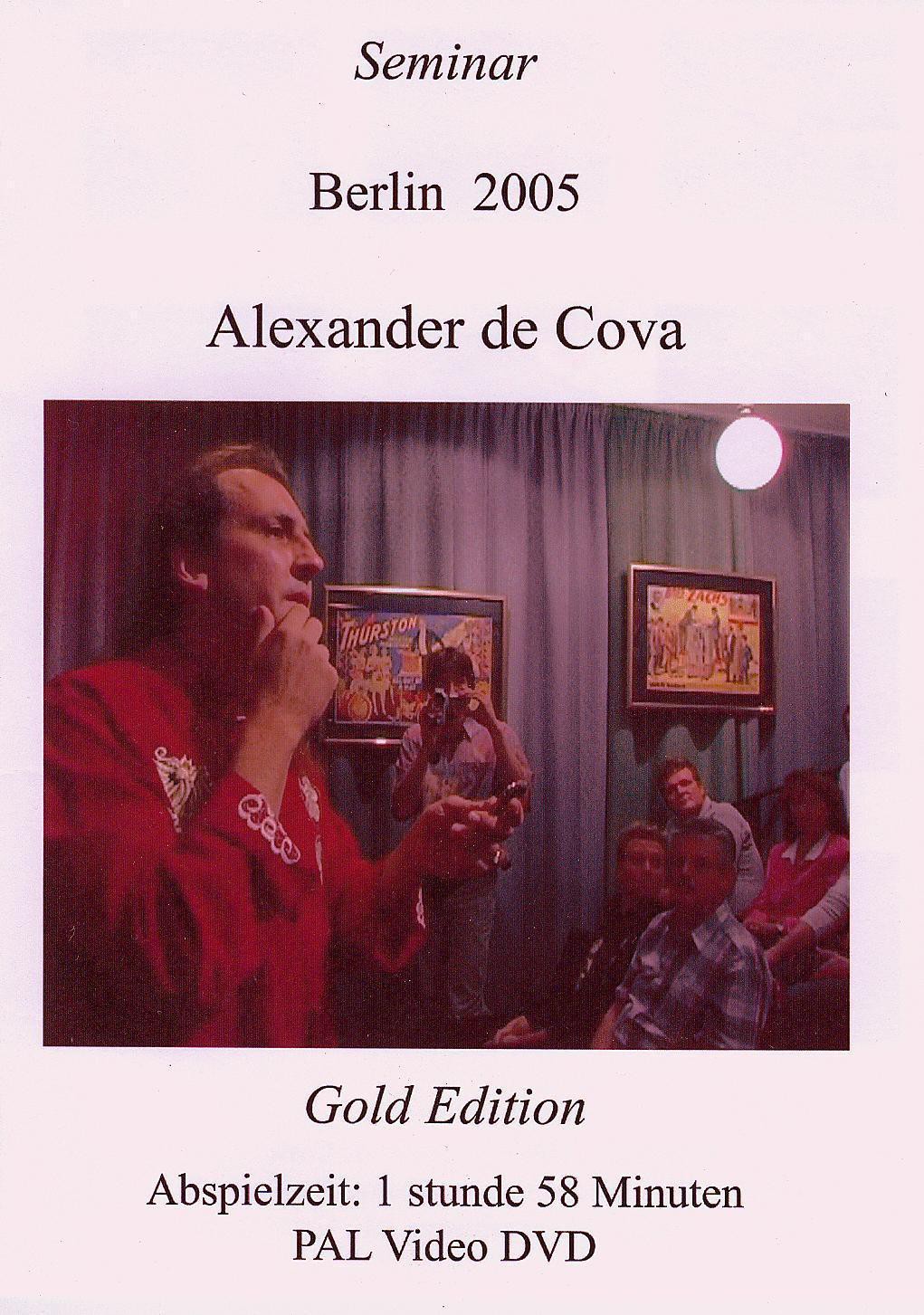 Alexander de Cova - Seminar (Berlin 2005)