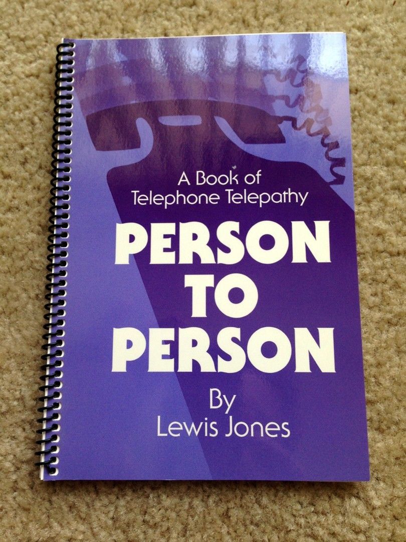 (image for) Lewis Jones - Person to Person : A Book of Telephone Telepathy