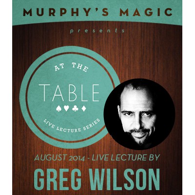 At The Table Live Lecture Gregory Wilson