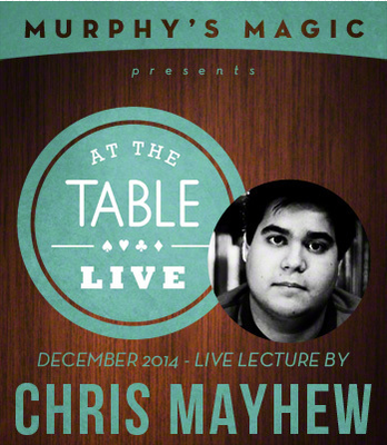 At The Table LIVE Lecture Chris Mayhew (December 30th 2014)
