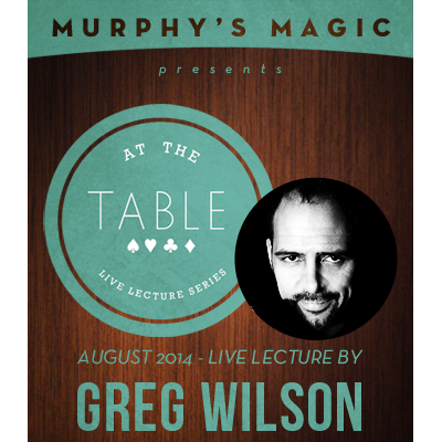 At The Table LIVE Lecture Greg Wilson (August 27th 2014)