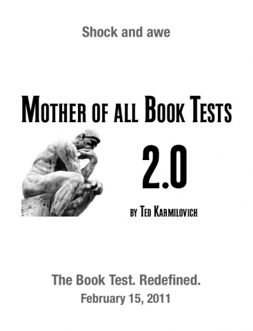 Ted Karmilovich - The Mother of All Book Tests 2.0
