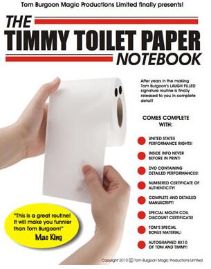 Tom Burgoon - Timmy Toilet Paper Notebook