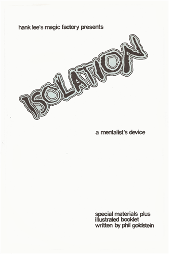 (image for) Phil Goldstein - Isolation