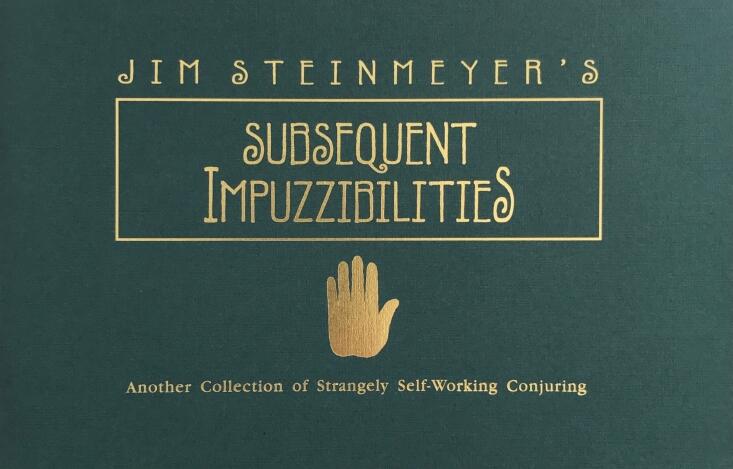Jim Steinmeyer - Subsequent Impuzzibilities