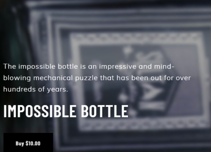 The Russian Genius - THE IMPOSSIBLE BOTTLE