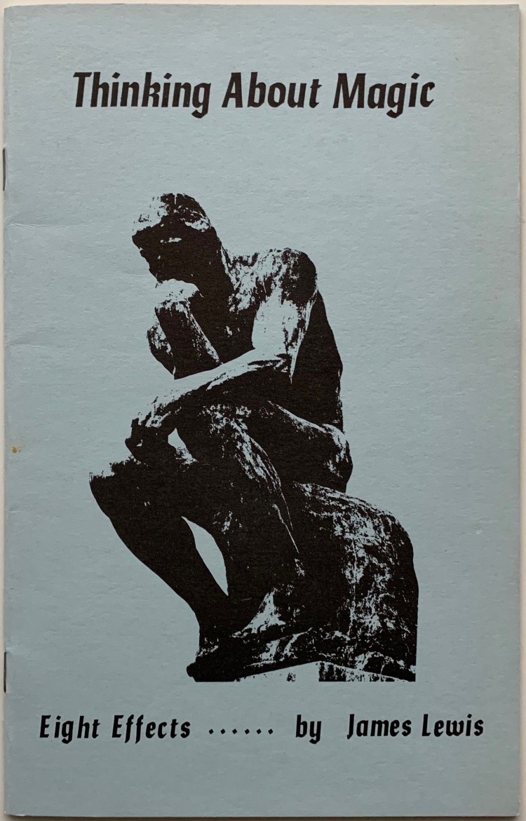 (image for) James Lewis - Thinking About Magic (PDF)