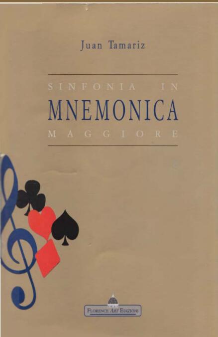 (image for) Juan Tamariz - Sinfonia In Mnemonica Maggiore (Italian)