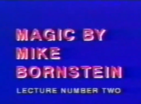 (image for) Mike Bornstein - Lecture #2
