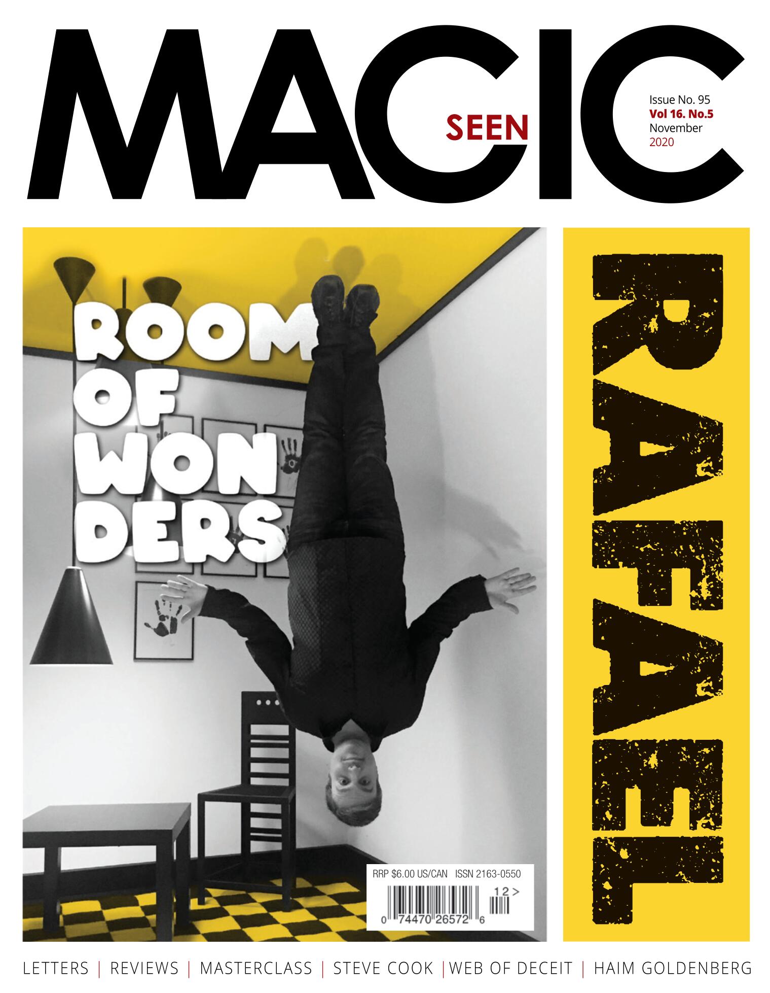 (image for) Magicseen Magazine - Issue 95 (Vol. 16, No. 5, November 2020)