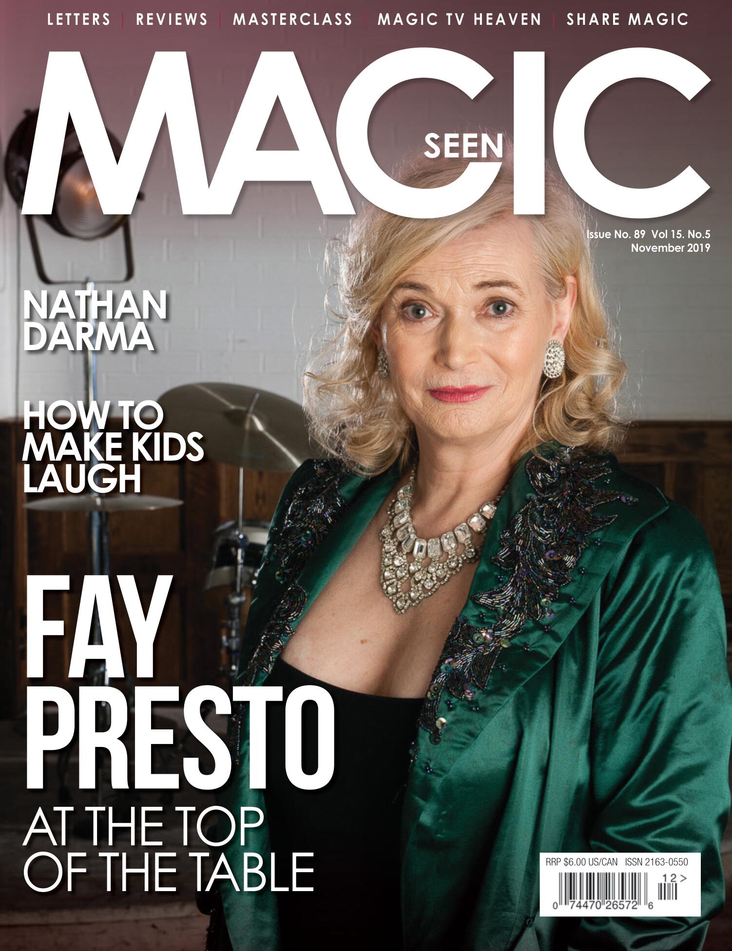 (image for) Magicseen Magazine - Issue 89 (Vol. 15, No. 5, November 2019)