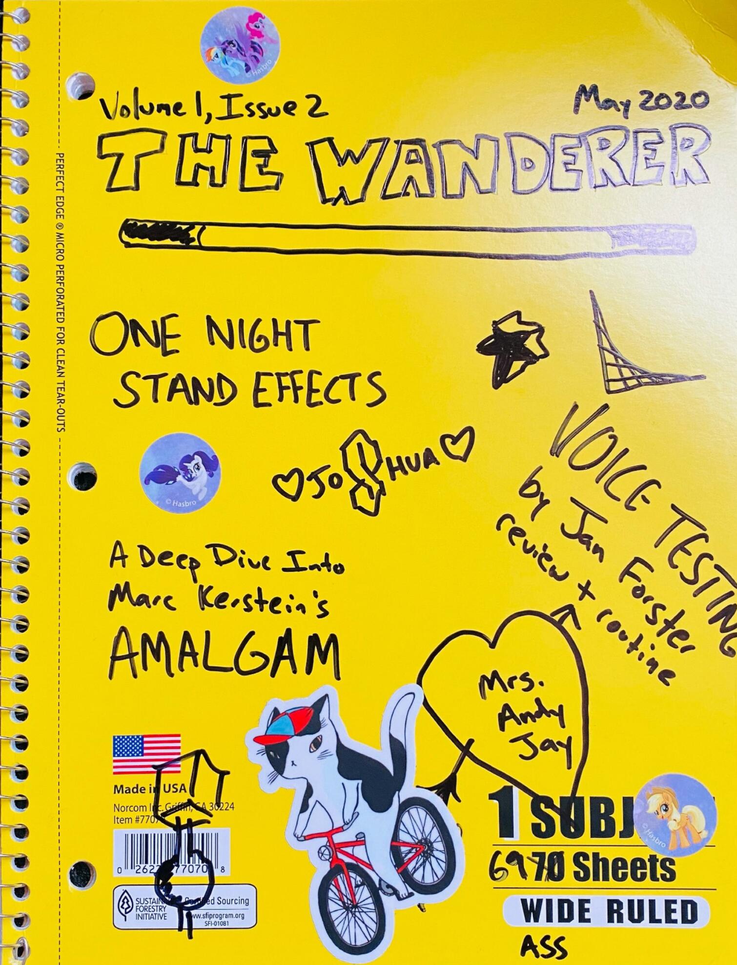(image for) Andy - The Jerx - May 2020 - The Wanderer 1 Issue 2