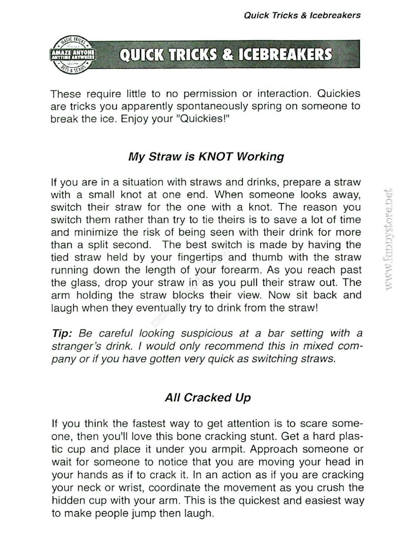 Rich Ferguson Amaze Anyone, Anytime, Anywhere Magic Tricks, Bar Bets