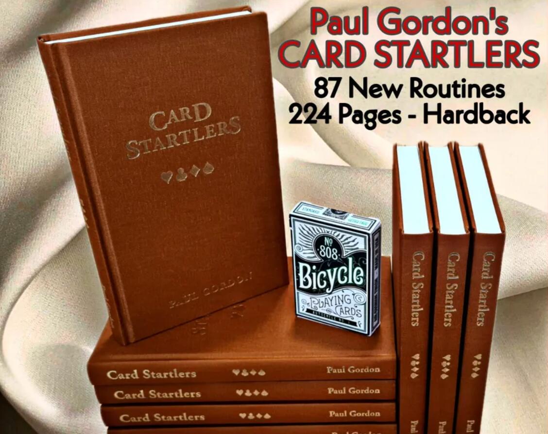 Paul Gordon - Card Startlers (New Blockbuster Hardback Book for