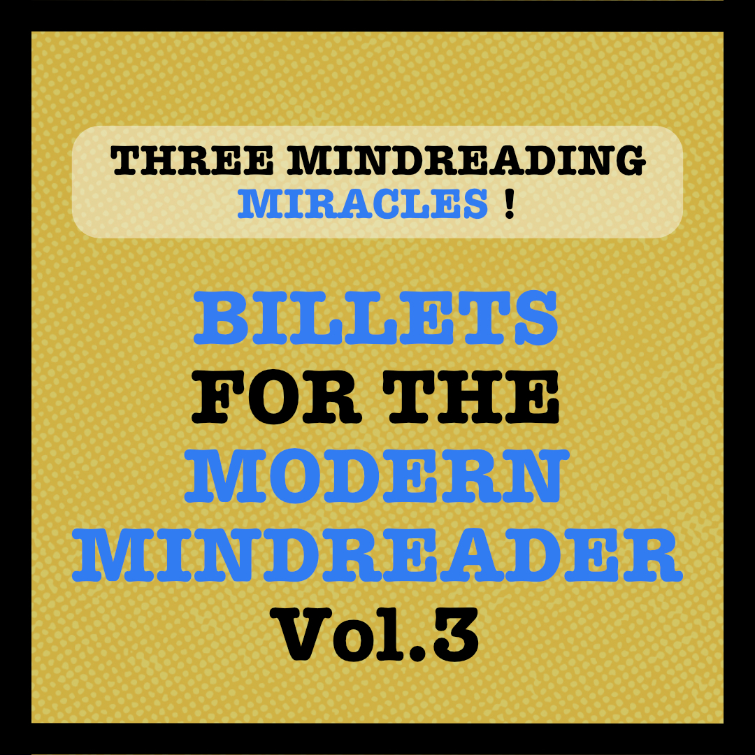 Julien LOSA - Billets for the Modern Mindreader Vol.3 (Video+PDF)