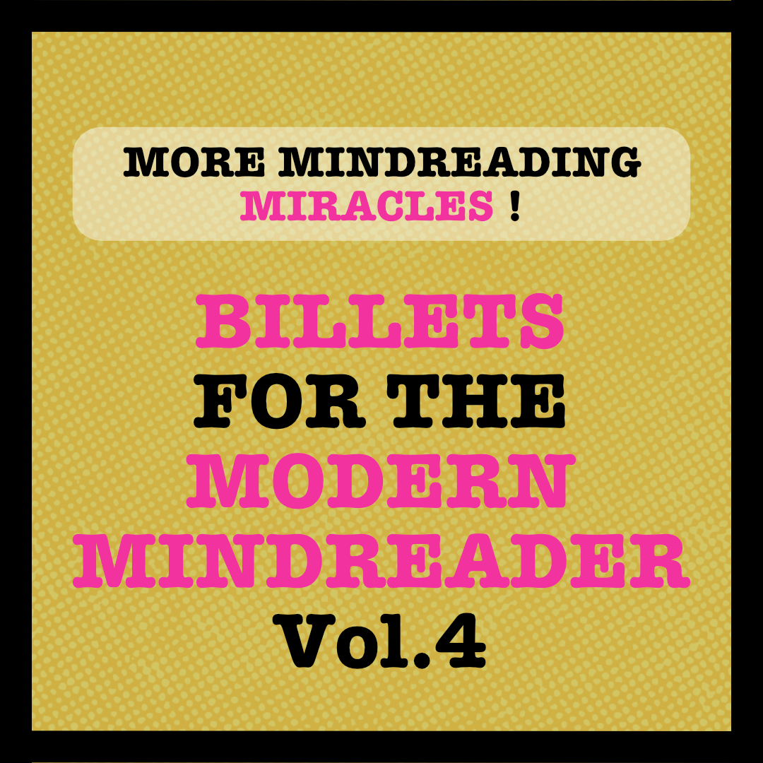 Julien LOSA - Billets for the Modern Mindreader vol.4 (Video+PDF)