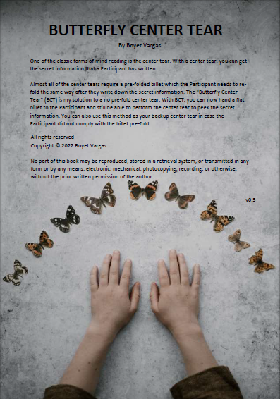 Boyet Vargas - Butterfly Center Tear