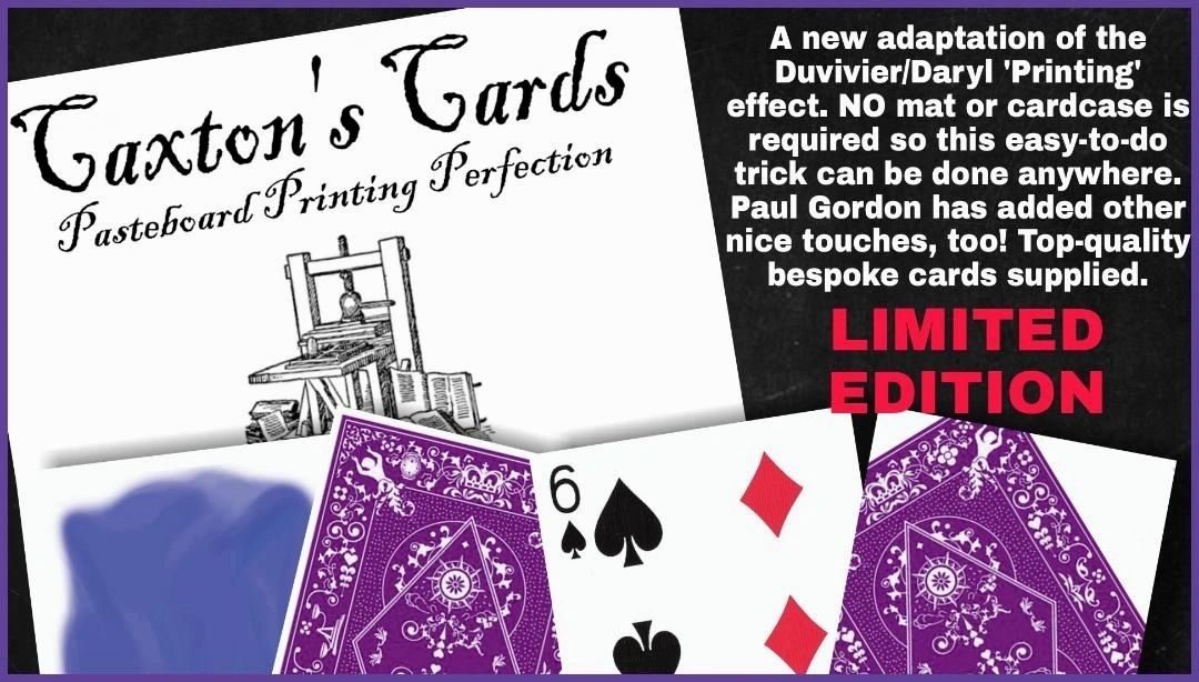 Paul Gordon - Caxton's Cards