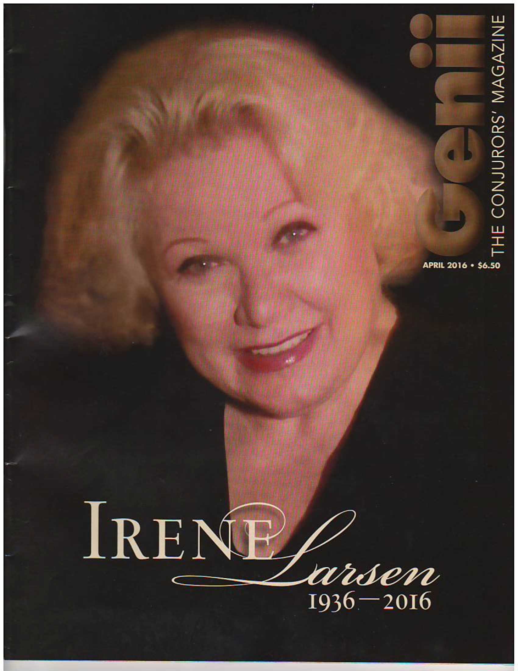 (image for) Genii Magazine - April 2016