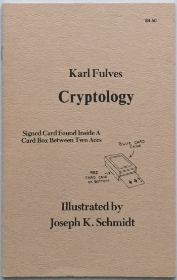 (image for) Karl Fulves - Cryptology (PDF)