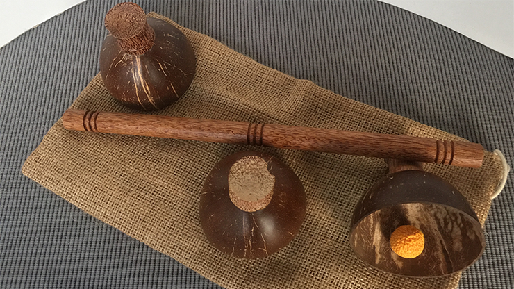 Gary Kosnitzky - Cheppum Panthum Coconut Shell Cups and Wand