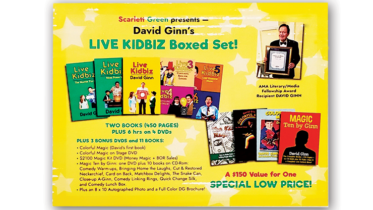 Pre-sale:David Ginn - LIVE KIDBIZ BOXED SET