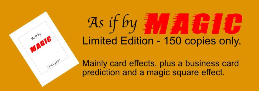 (image for) Lewis Jones - As if By Magic