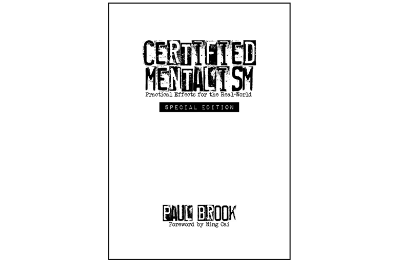Paul Brook - Certified Mentalism Special Edition (PDF)