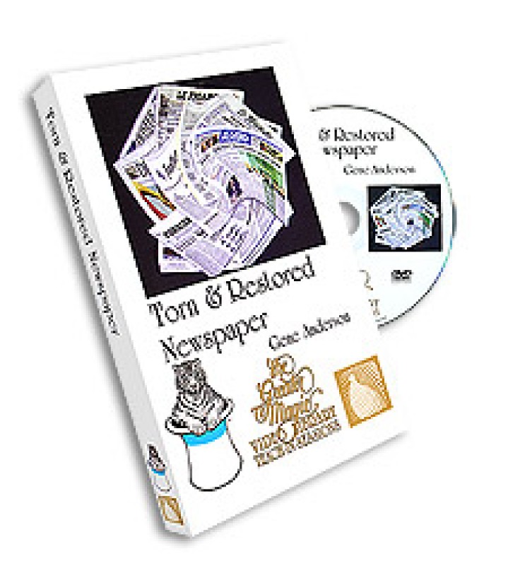 Greater Magic Video Library Teach-In Sessions 4 - Gene Anderson - Torn & Restored Newspaper