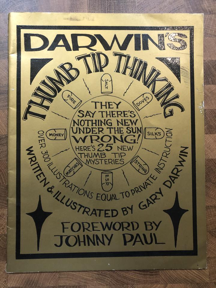 (image for) Gary Darwin - Darwin's Thumb Tip Thinking