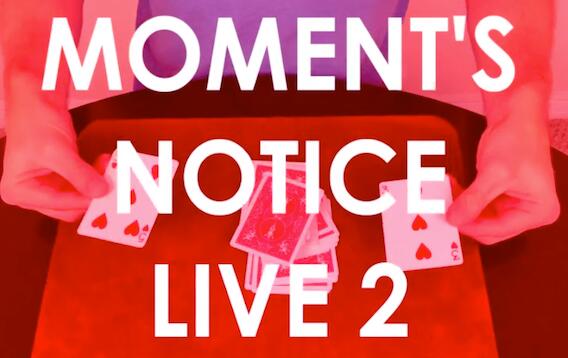 Cameron Francis - MOMENT'S NOTICE LIVE 2