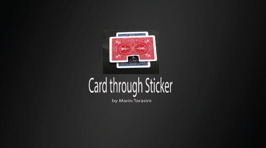 Mario Tarasini - Card through Sticker