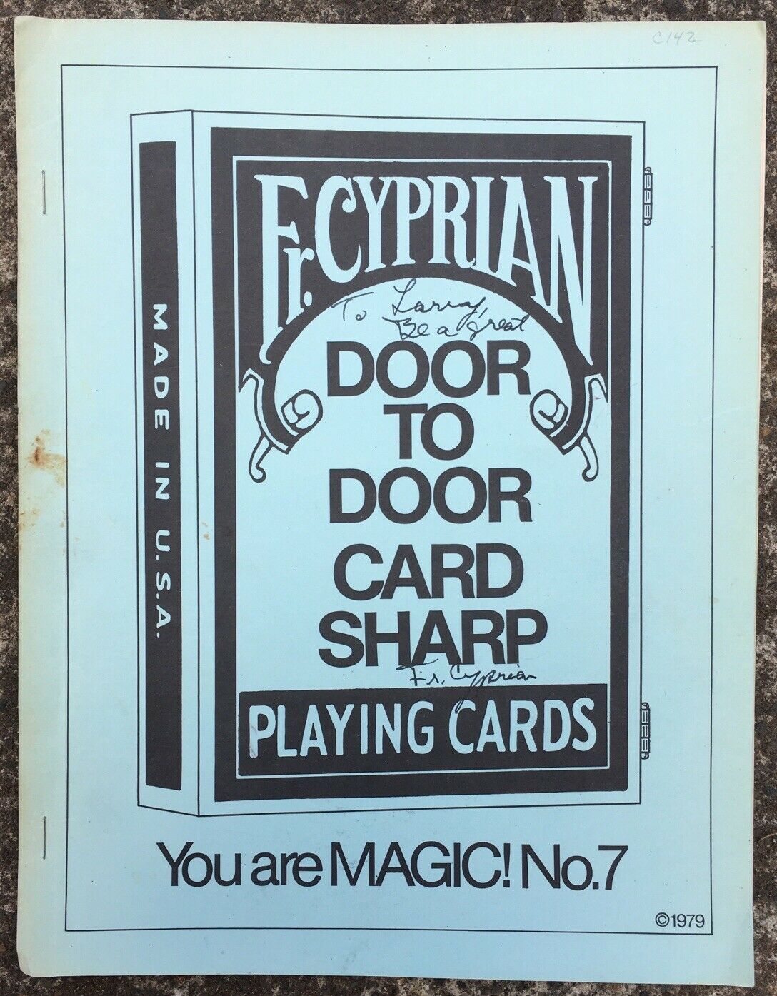 (image for) Fr. Cyprian - Door to Door Card Sharp. You are Magic no.7