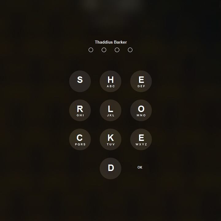 (image for) Thaddius Barker - Sherlocked 2.0