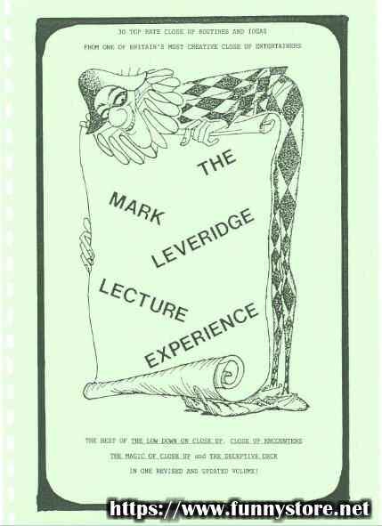 (image for) Mark Leveridge - Lecture Notes (1-2)