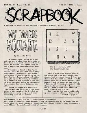 Alexander de Cova - Scrapbook Issue 8