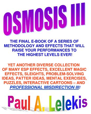 Paul A. Lelekis - OSMOSIS 3