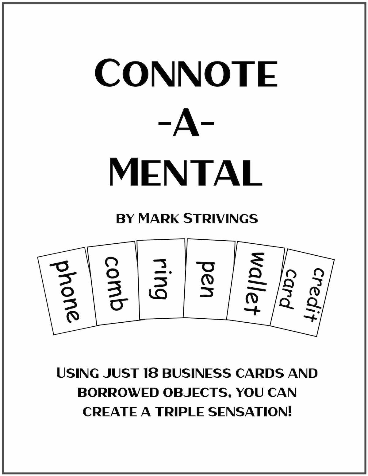 Mark Strivings - Connote-A-Mental