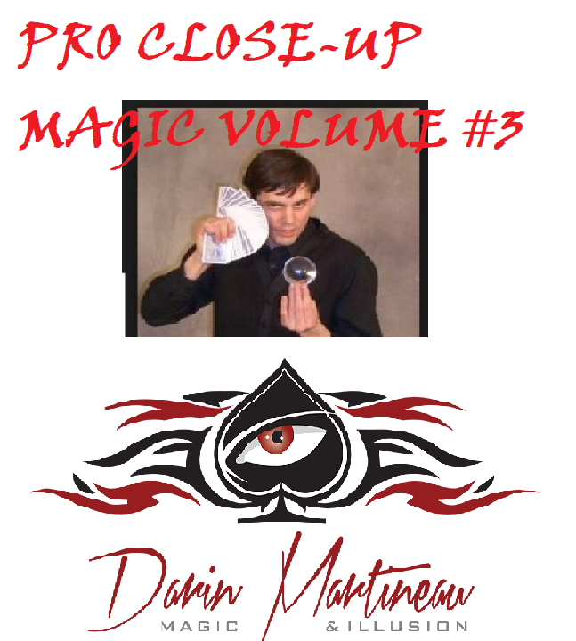 (image for) Darin Martineau - Pro Close-Up Magic Routines Volume #3