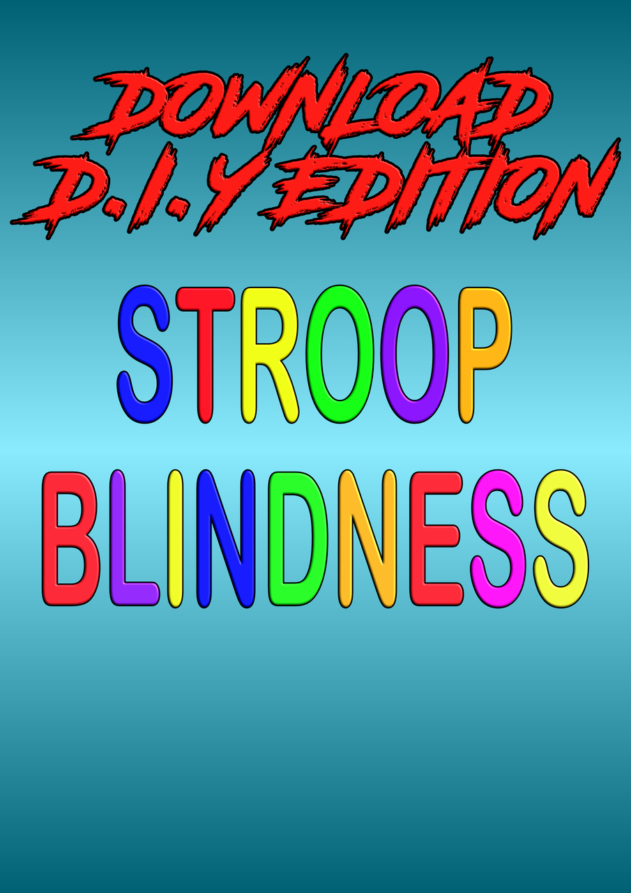 (image for) Black Cat Magic - Stroop Blindness - Diy Download Edition (PDF+Templete)