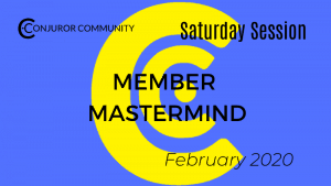 (image for) Conjuror Community Club - Member Mastermind (February 2020)