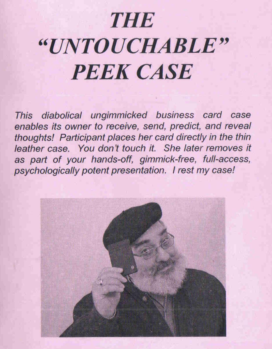 Richard Busch - Untouchable Peek Case