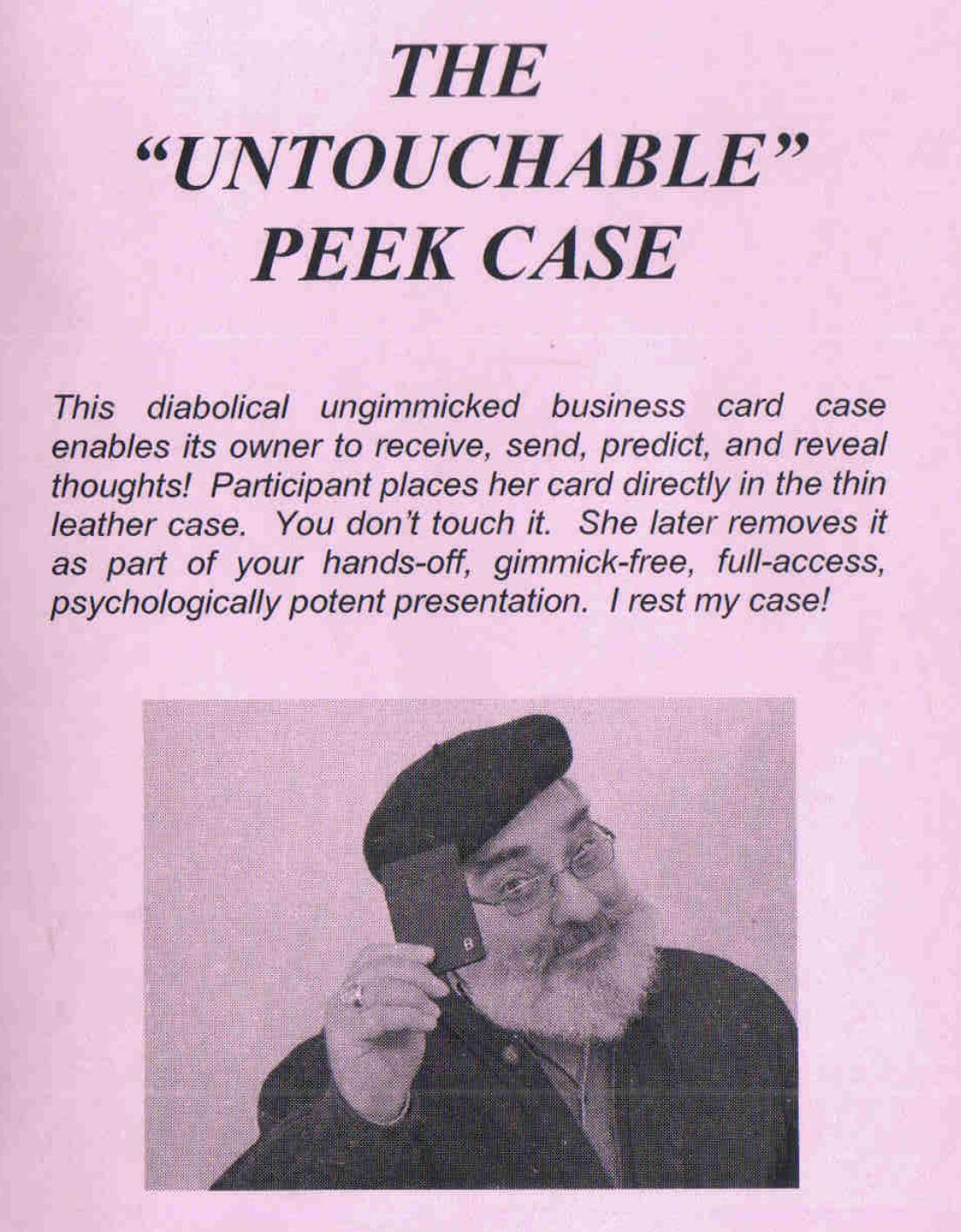 (image for) Richard Busch - Untouchable Peek Case