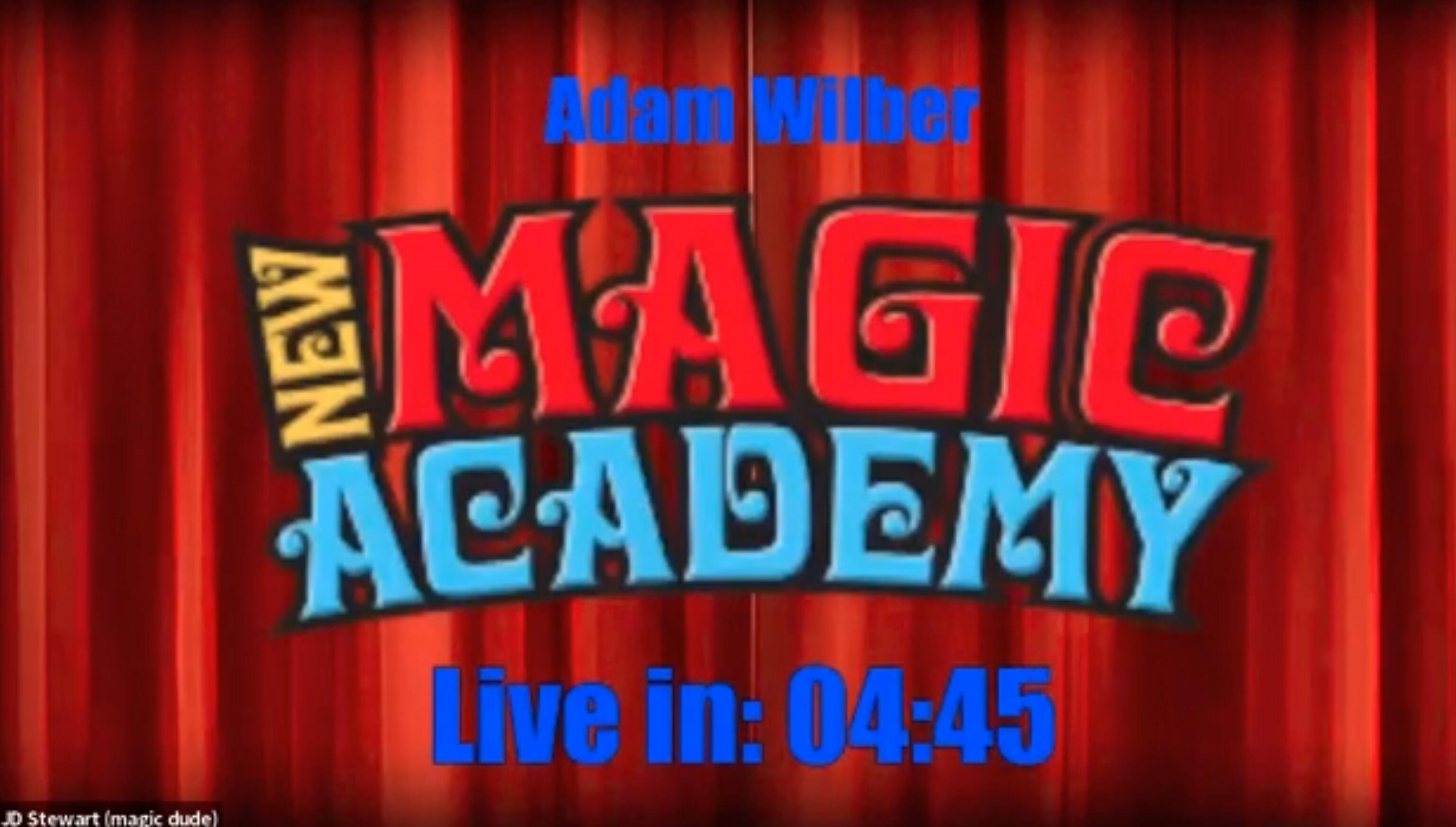 Adam Wilber - New Magic Academy Lecture (2022-09-12)