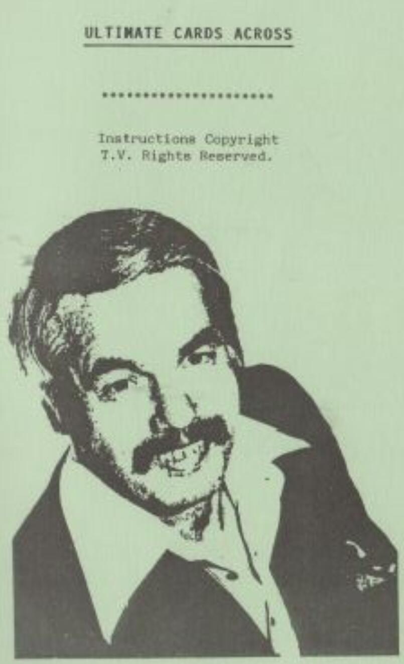 (image for) Joe Riding - Ultimate Cards Across