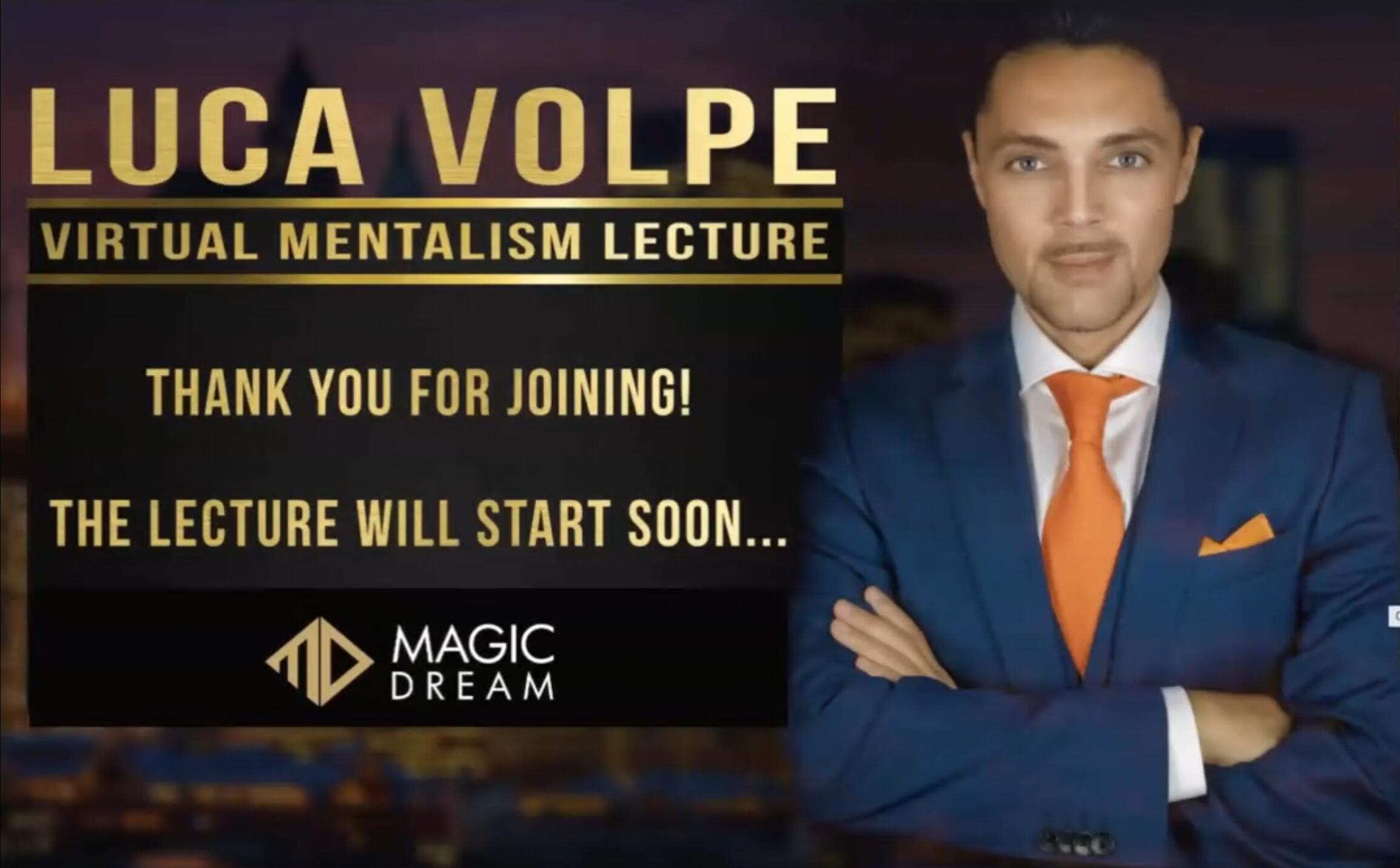 La Conférence MD+ Luca Volpe Virtual Mentalism Lecture